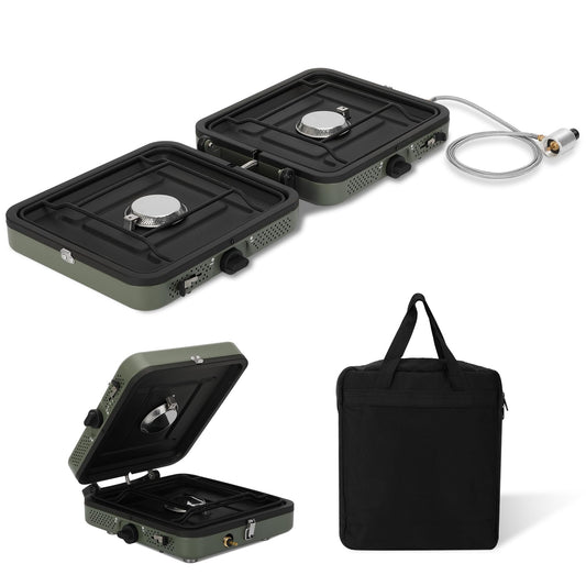 2-Burner Folding Camping Stove