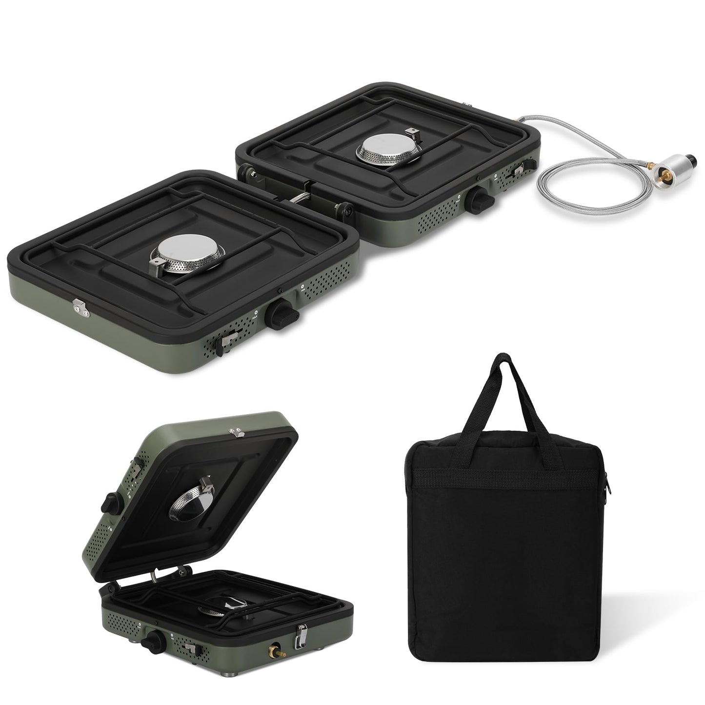 2-Burner Folding Camping Stove